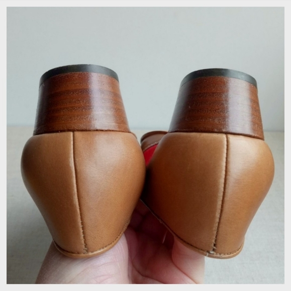 Gucci Women EU 35.5 Leather Canvas Slip-On Pumps - Picture 8 of 8